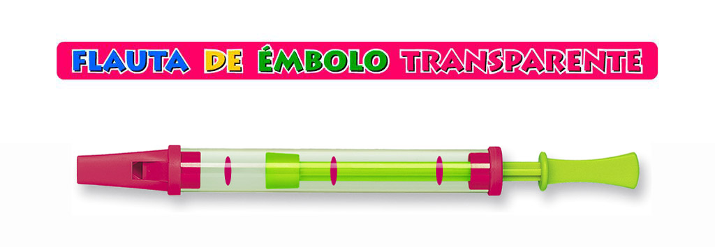 Flauta de Émbolo Transparente